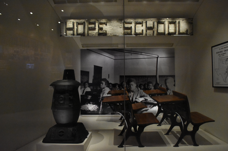 Desks from the Hope School, which educated rural African-American children in Pomaria, S.C., in the early to mid-20th centuryVeronica Graves/The Root